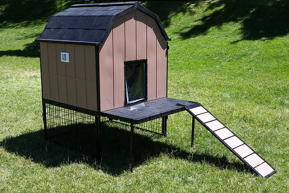 K9 Kennel Barn With 8' x 12' Run & Metal Cover (Ultimate)